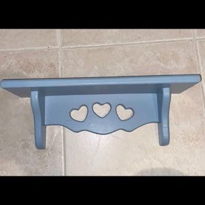 Wall shelf with Hearts